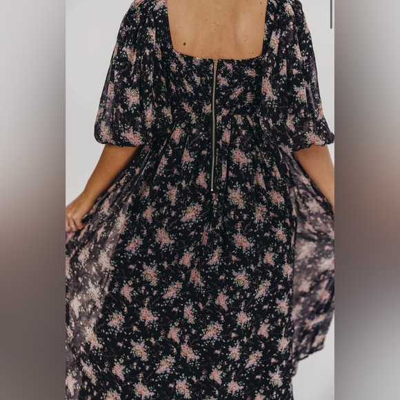 Harlow Maxi Dress in Black - Bump Friendly Maternity - Picture 2 of 2